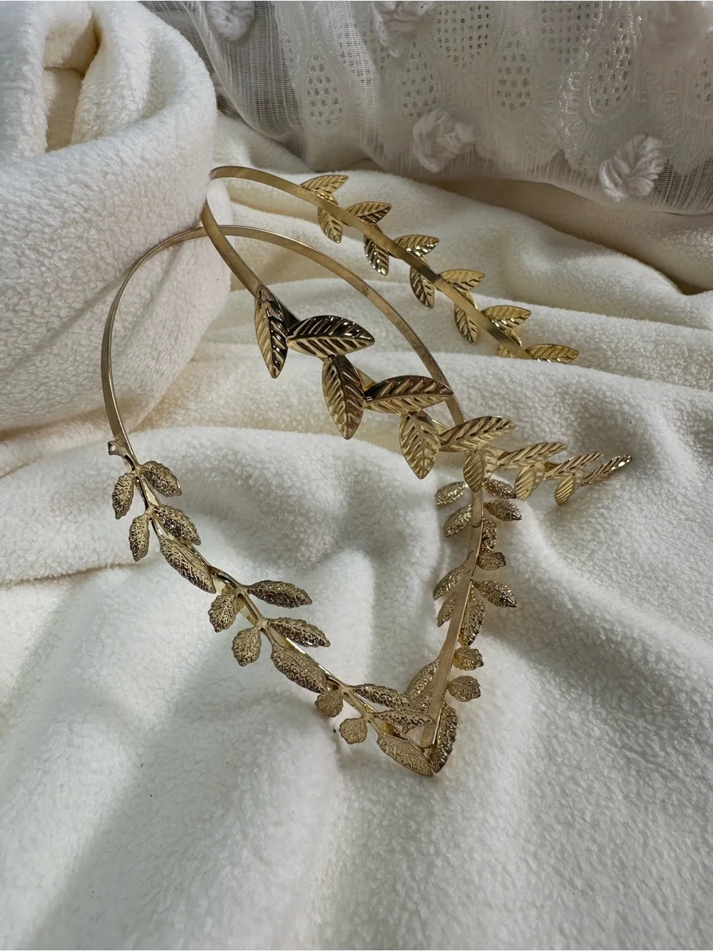 Mommy & Me Matching Gold Leaf Headbands